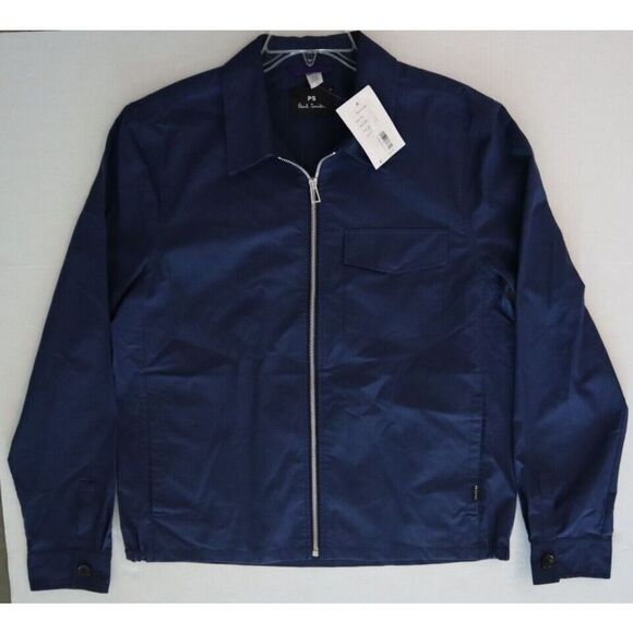 Ps Paul Smith M2R-650X-J21559 Men's Sz M Blue Casual Fit Front Zip Jacket $325 - Picture 6 of 12